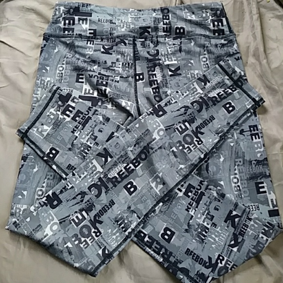 Grey Reebok Leggings - Picture 2 of 3